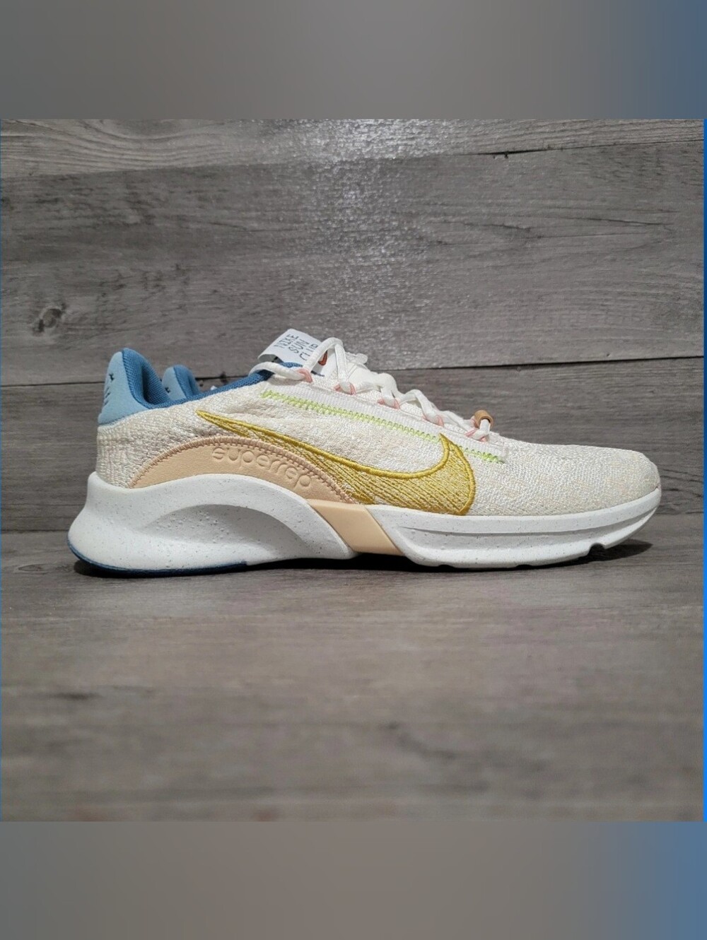 Nike SuperRep Go 3 Womens 10.5 Flyknit Next Nature Beige Sail DV1743-171